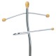 Němý sluha 82646 NAT chrom/dub, 118 cm - thumb (1)