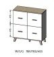 Artcam Komoda LOTTA 4D | 110 cm - thumb (1)