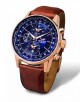 Kožený řemínek Vostok Europe Croco pro GAZ 14 Limousine YM26/56090256 - 22mm/hnědý/zlatá spona - thumb (2)