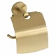 Sapho XR732GB X-Round Gold držák toaletního papíru, s krytem, zlatá - thumb (0)