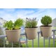 Gardenico Balkónový květináč na zábradlí Balconia OVI antracit, pr. 30 cm - thumb (1)