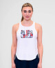 Dámské tílko BIDI BADU  New York 2024 Chill Tank Dark Blue/Red - thumb (3)