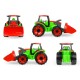Lena Traktor se lžící Giga Trucks s vlekem plast 62cm v krabici 72x40x28cm 02136 - thumb (2)