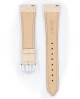 Řemínek Hirsch Aristocrat - béžový - 18 mm - L – Standardní délka (doporučujeme) - 16 mm - Stříbrná - thumb (3)
