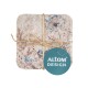 Altom Plstěná podložka pod hrnek Serenity 10 x 10 cm, sada 4 ks - thumb (2)