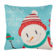 4Home Vánoční povlak na polštářek Happy Snowman, 45 x 45 cm - thumb (0)