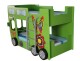 Artplast Dětská patrová postel HAPPY BUS | zelený 90 x 190 cm - thumb (6)
