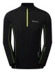 Pánské tričko Montane  Dragon Pull-On Black S - thumb (4)