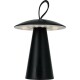 Stolní venkovní přenosná LED lampa Boise, černá, USB, 15 x 17 cm, plast - thumb (0)