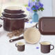 Orion Smaltovaný rendlík s lemem Brown, pr. 16 cm, pr. 16 cm - thumb (1)