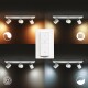 Philips Hue 53093/31/P6 LED přisazená stropní bodová lampa Runner 3x5,5W | GU10 | 2200-6500K - Bluetooth, s dálkovým ovládáním  - thumb (3)