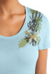 Dámské tričko Icebreaker  Tech Lite II SS Scoop Tee Fabulous Fer Haze L - thumb (1)