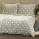 4Home Povlečení mikroflanel Stars grey, 140 x 200 cm, 70 x 90 cm - thumb (1)