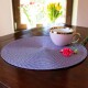 Altom Prostírání Straw fialová, pr. 38 cm, sada 4 ks - thumb (1)