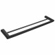 SAPHO RF011/15 Flori držák ručníků dvojitý 60 x 12,7 cm, černá mat - thumb (0)