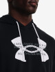 Pánská mikina Under Armour  Rival Terry Logo Hoodie-BLK M - thumb (2)
