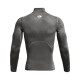 Pánské tričko Under Armour  HeatGear Armour Comp Mock LS Gray XS - thumb (3)