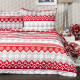 4Home Vánoční flanelové povlečení Red nordic, 140 x 220 cm, 70 x 90 cm - thumb (1)