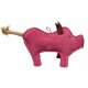 PafDog Prasátko Pinky hračka pro psy z kůže a juty, 28 cm - thumb (2)