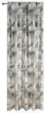 ArtFir Zatemňovací závěs SANDY P | šedá/květy 140 x 300 cm - thumb (1)