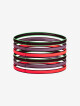 Under Armour MINI Headbands černá(6PK) W červená 1286016-603 - thumb (1)