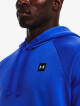 Pánská mikina Under Armour  Rival Fleece Hoodie-BLU XL - thumb (2)