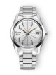 Nivada Grenchen Antarctic Spider Silver 35 mm - Black leather - thumb (9)