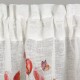 ArtFir Záclona STELLA P | bílá s tulipány 150 x 30 cm - thumb (2)