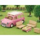 Sylvanian family 5535 Rodinné auto růžové Van - thumb (11)