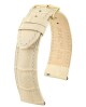 Řemínek Hirsch Duke - béžový - 16 mm - M – Střední délka - 14 mm - Zlatá - thumb (1)