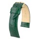 Řemínek Hirsch Crocograin (NO QR) - zelený - 16 mm - M – Střední délka - 14 mm - Zlatá - thumb (1)