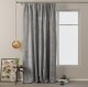 ArtFlhf Stínicí závěs VELVET PLEAT P | 140 x 270 cm Barva: Bílá - thumb (2)