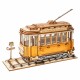 RoboTime dřevěné 3D puzzle Historická tramvaj - thumb (0)