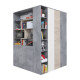 Meblar Šatní skříň SIGMA SI1 L/P Barva: beton/bílá/dub - thumb (0)