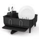 Simplehuman Odkapávač na nádobí Compact, ocel, plast, FPP, černá - thumb (1)