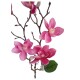 Umělá větvička Magnolie tmavě růžová, 64 cm - thumb (1)