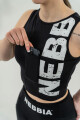 Dámské tílko Nebbia Barbell Therapy Snatched Black XS - thumb (1)