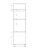 ArtExt Kuchyňská skříňka vysoká pro vestavné spotřebiče FLORENCE lesk | D14RU 60 207 Barva korpusu: Lava - thumb (23)