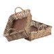Sada proutěných táců Nature obdélník, 2 ks, 2 velikosti, 51 x 11 x 39 cm - thumb (2)