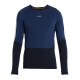 Pánské tričko Icebreaker Merino 200 Sonebula LS Crewe Mid Navy/Royal Navy/Snow/Cb XL - thumb (0)