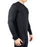 Pánské tričko Virtus  Joker Melange LS Tee Black S - thumb (2)