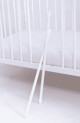 Elvisia Dětská postýlka CLASICO DELUXE | bílá 60 x 120 cm - thumb (13)