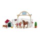 Schleich 42458 Hostující koně, Hannah s fenkou Ruby, 40 x 30 x 20 cm - thumb (1)