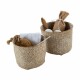 Compactor Set 2 ks pletených košíků Compactor MIKA, malý 14 x 11 cm, velký 16 x 12 cm, béžový - thumb (1)