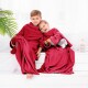 Decoking Deka s rukávy Lazy Kids červená, 90 x 105 cm - thumb (0)