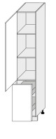 ArtExt Kuchyňská skříňka vysoká, 2D14K / 40 / Kargo Pescara Barva korpusu: Bílá - thumb (11)