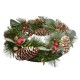 Vánoční zdobený věnec Milano, 28 cm - thumb (4)