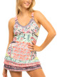 Dámské tílko Lucky in Love  Patch Me Tank w/Bra Melon M - thumb (0)