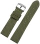 Řemínek nylon/kůže zelený - 19 mm - thumb (0)