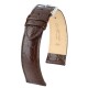Řemínek Hirsch Crocograin (NO QR) - hnědý - 20 mm - M – Střední délka - 18 mm - Zlatá - thumb (0)